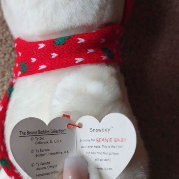 Snowboy and Santa Beanie Buddies Set - Picture 10 of 10